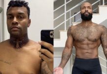 Irreconhecível! Após sair dos holofotes por quase dois anos, Nego Di ressurge com corpo completamente transformado e mira nova fase profissional no fisiculturismo
